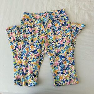 Floral Flare Yoga Pants in size medium